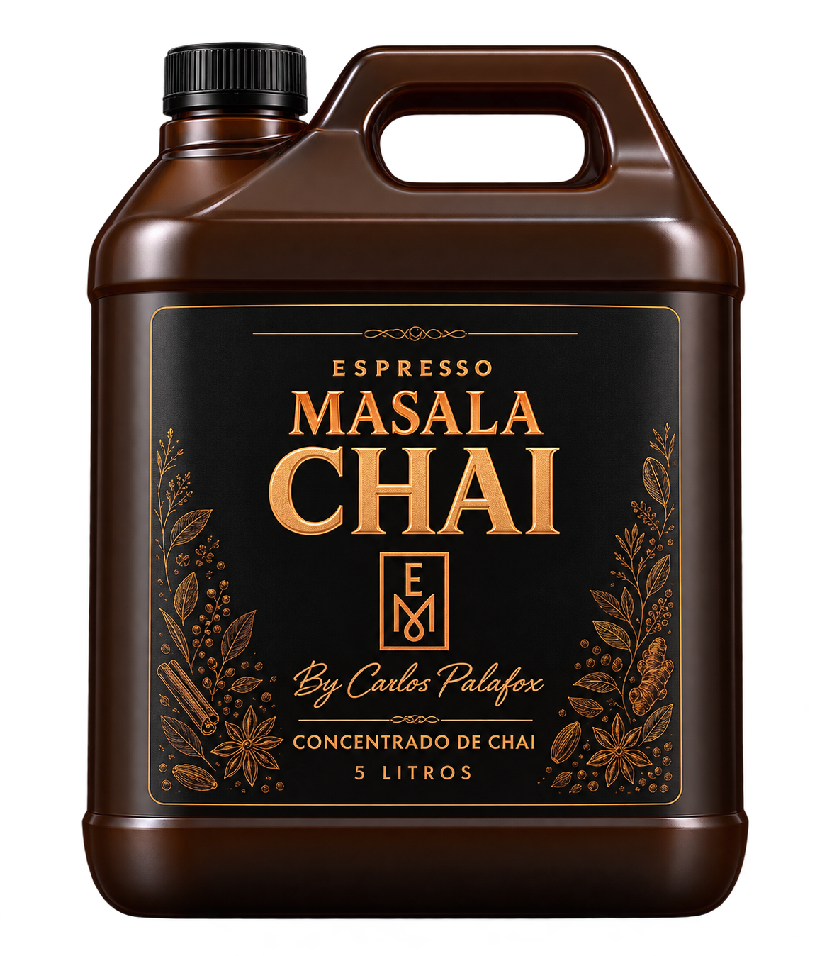Referencia de envase de cinco litros de Espresso Masala